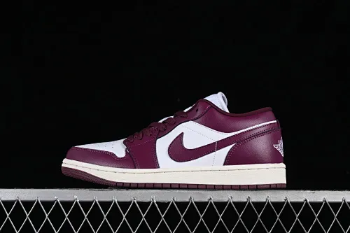 All categories Air Jordan Jordan series basketball shoes Air Jordan 1 Low Air Jordan 1 Low AJ1 Joe 1 white rose red low-top cultural casual sneakers DC0774-161